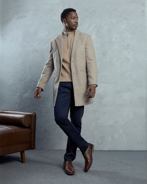 Abrigo Hombre Nikolay Beige Melange