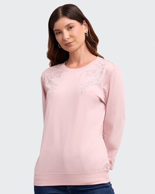 Polo Mujer Layali Rosado Vintage