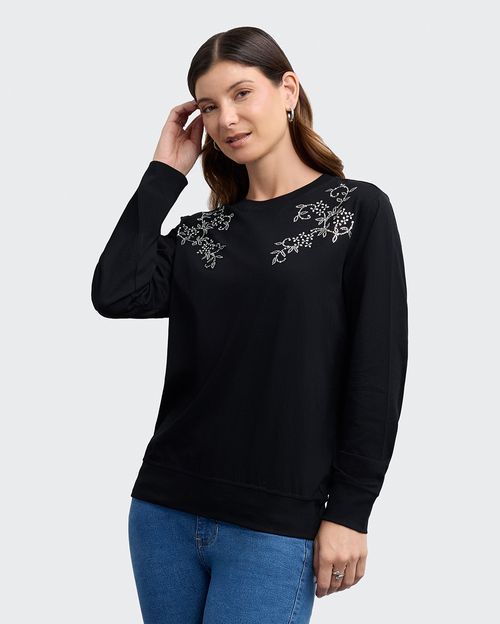 Polo Mujer Layali Negro
