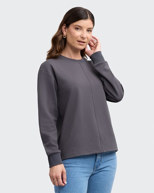 Polera Mujer Axela Plomo Intenso