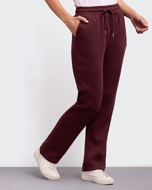 Jogger Mujer Lina Guinda Oscuro
