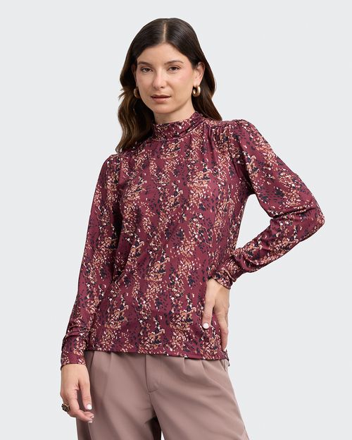Polo Mujer Flavia Borgoña
