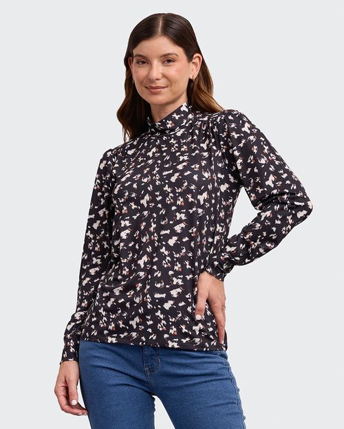 Polo Mujer Flavia Negro