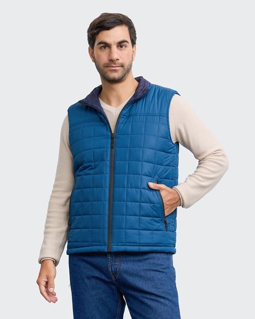 Chaleco Reversible Hombre Julian Azul Pacífico
