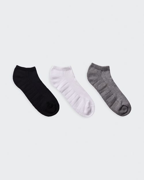 Calcetines Hombre Mitzo Grey Melange/Blanco Optico/Negro New