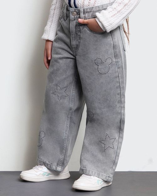 Jean Niña Danna Washed Grey