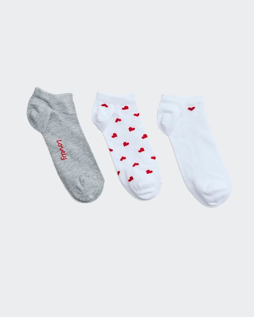 Calcetines Pack x 3 Mujer Briana Coco/Coco/Melange