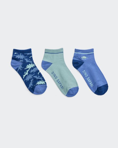 Calcetines Pack x 3 Niño Milcar Azul/Celeste/Azul