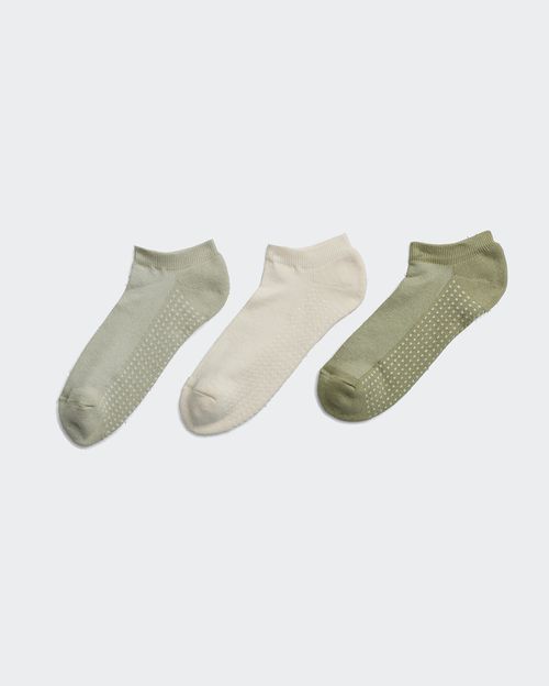 Calcetines Mujer Mitzy Verde Solido/Coco/Verde Pastel