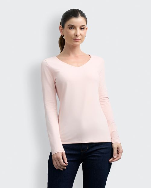 Polo Mujer Mariluna Core Rosado Strawberry