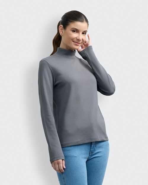 Polo Mujer Isabela Plomo Pewter