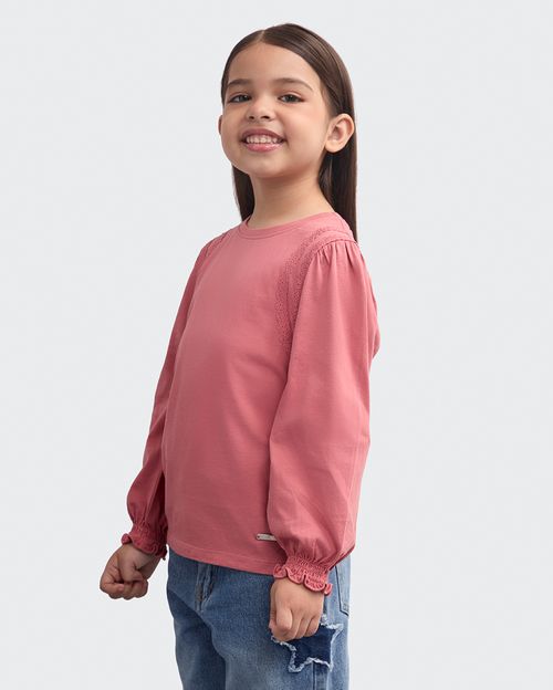 Polo Niña Helena Rosa Desierto