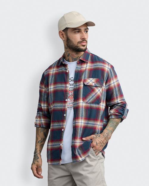 Camisa Hombre Thomas Azul Imperial