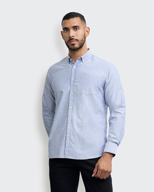 Camisa Hombre Piedro Acero Oscuro