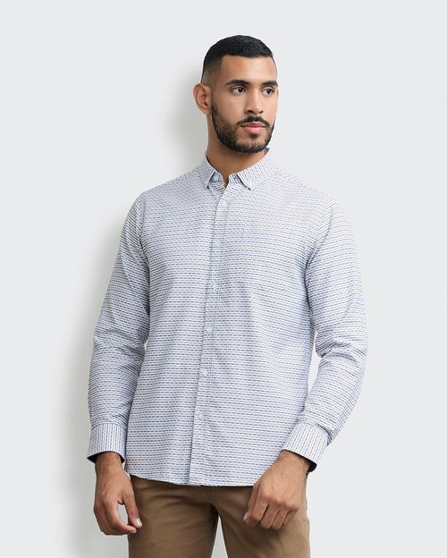 Camisa Hombre Piedro Gris Cemento