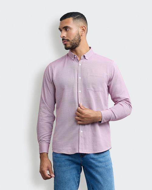 Camisa Hombre Piedro Guinda
