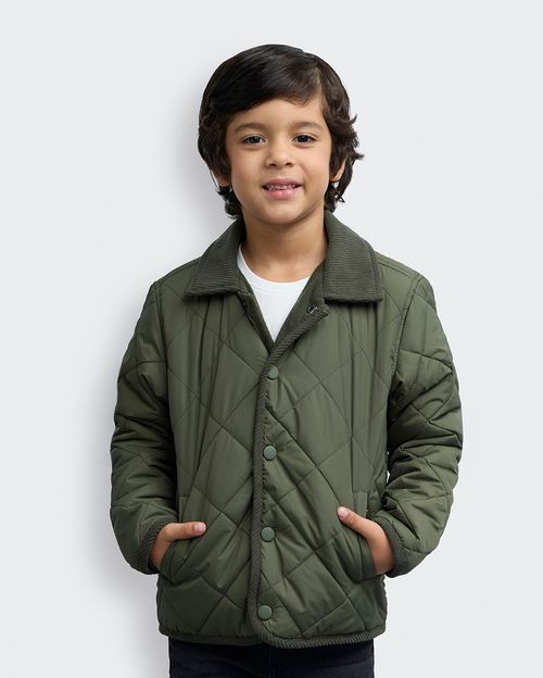 Casaca Niño Alex Verde Bronze