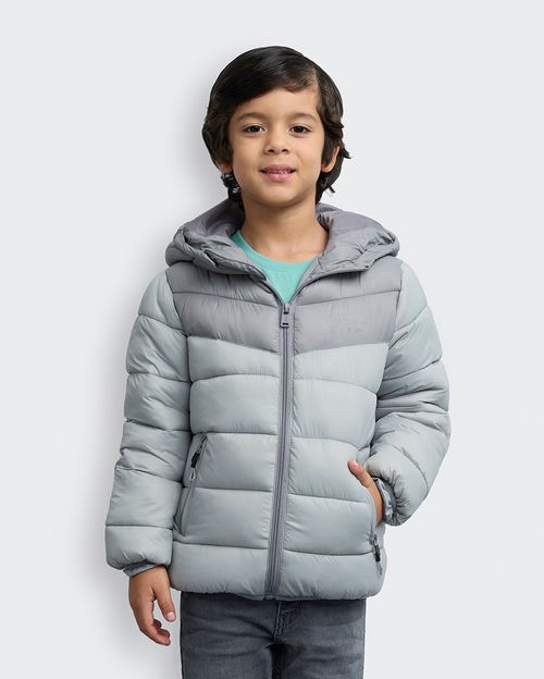 Casaca Niño Billy Gris Cemento