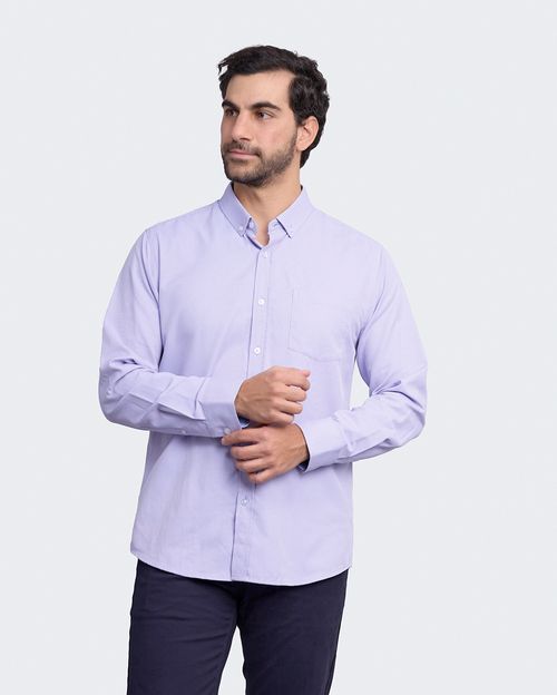 Camisa Hombre Piedro Lila Frío