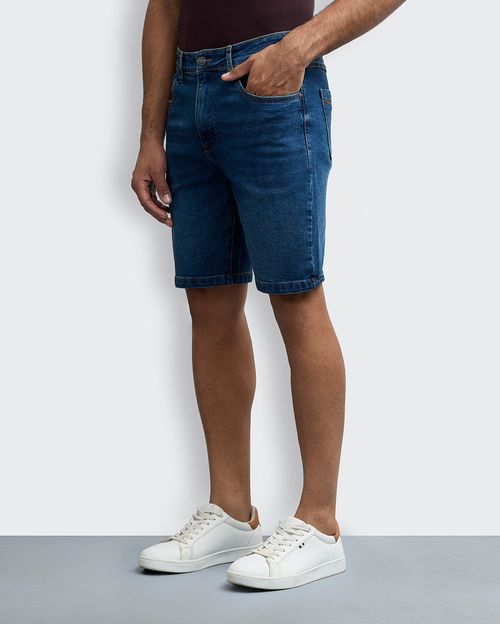 Bermuda Denim Hombre Arthur Smock Blue