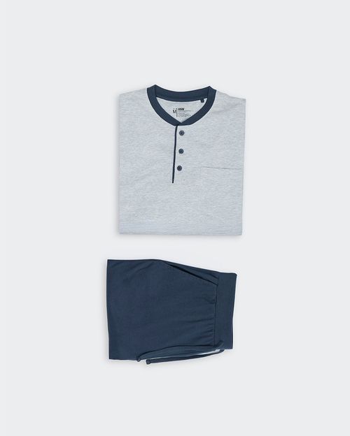 Set Pijama 2 Piezas Hombre Cody Azulino