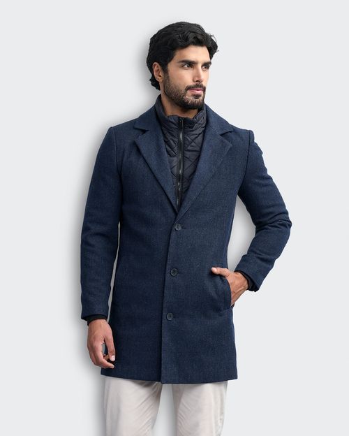 Abrigo Hombre Kent Azul Dutty