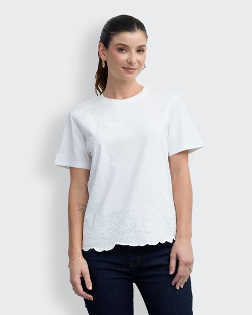 Polo Mujer Yasmin Blanco Optico