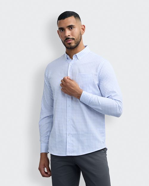 Camisa Hombre Piedro Celeste Lavanda
