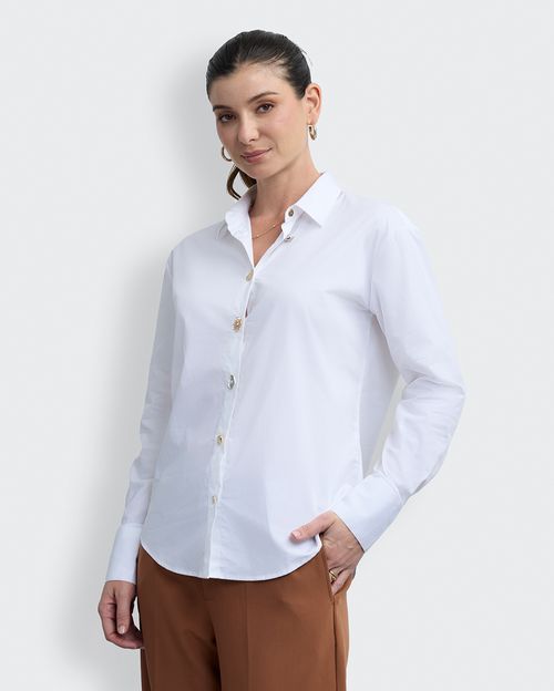 Blusa Mujer Zahra Blanco Optico