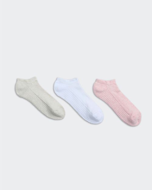 Calcetines Pack x 3 Mujer Mitzy Coco/Beige/Rosa