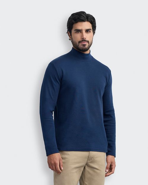 Polo Hombre Carlos Azul Nautico Seda
