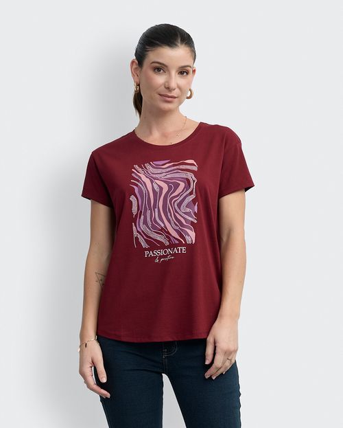 Polo Mujer Niza Guinda Taw