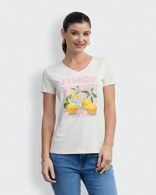 Polo Mujer Romelia Crema Pastel
