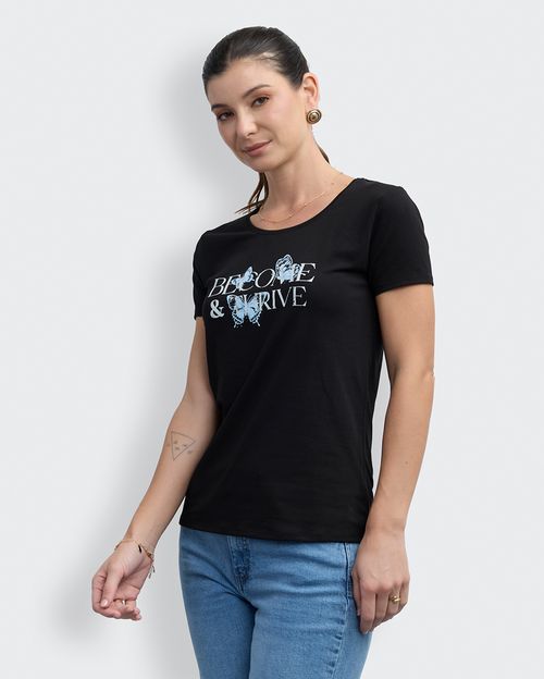 Polo Mujer Romina Negro
