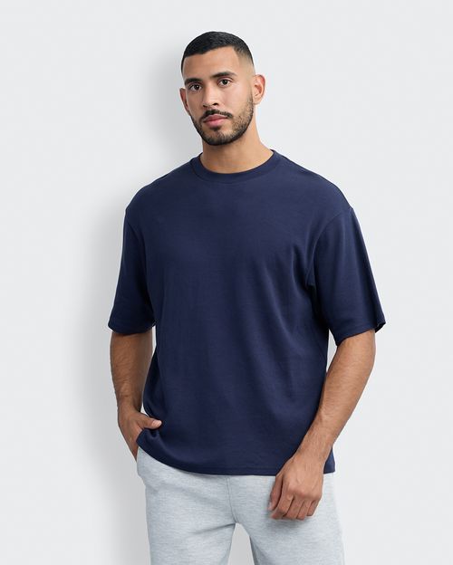 Polo Hombre Fernando Azul Nautico Seda