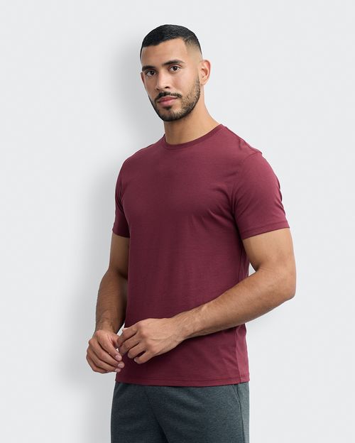Polo Hombre José Core Guinda Sombra