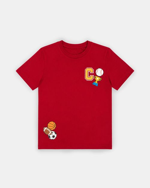 Polo Niño Eros Rojo Fuerte