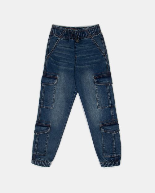 Jogger Niño Jeff Acid Wash