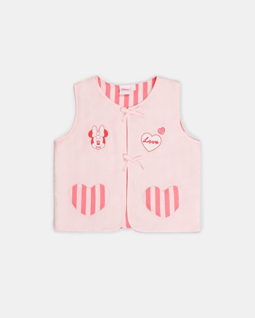 Chaleco Niña Cori Rosado Agua