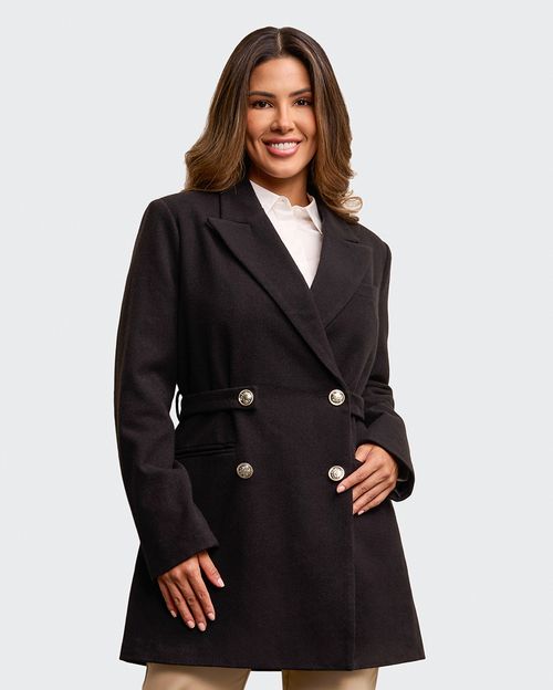 Abrigo Mujer Clavel Negro