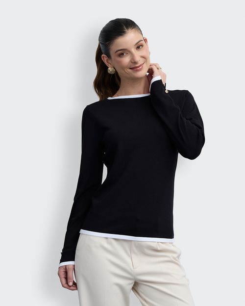Polo Mujer Cami Sol Negro