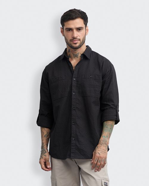 Camisa Hombre Lume Negro
