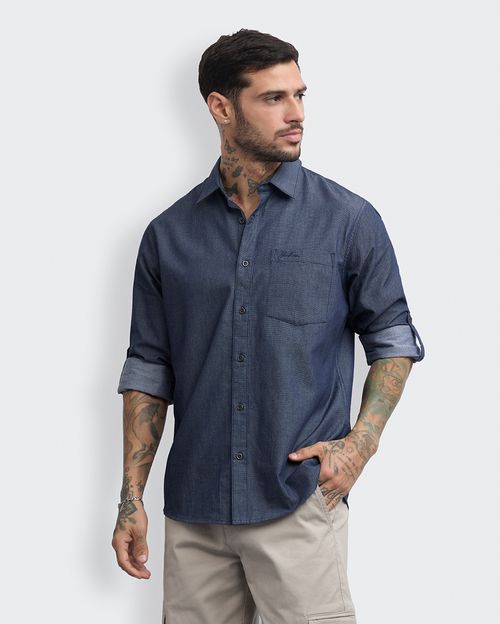 Camisa Hombre AlonsoAzul Náutico