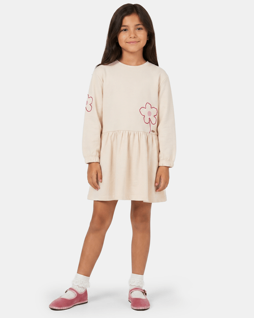 Vestido Niña Cory Beige