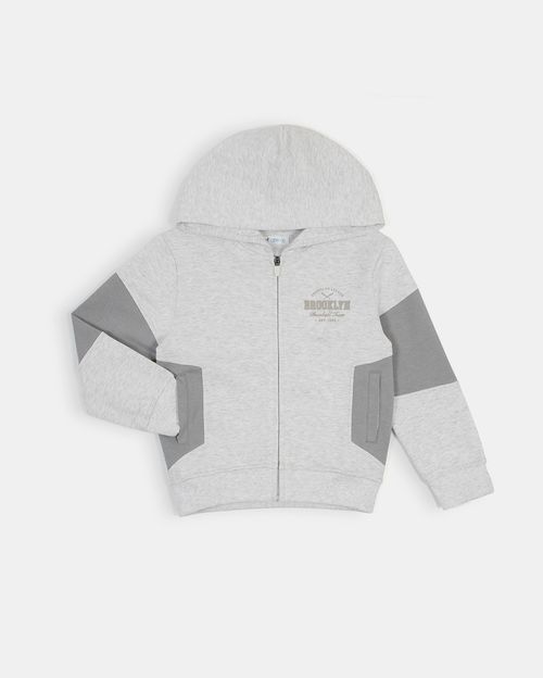 Polera Niño Kalum Gris Melange