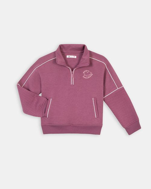 Polera Niña Mari Malva Deco