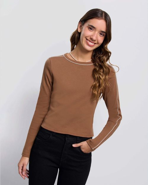 Polo Mujer Caro Marron Claro