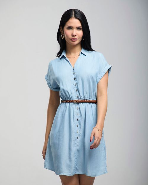 Vestido Mujer Indra Light Wash