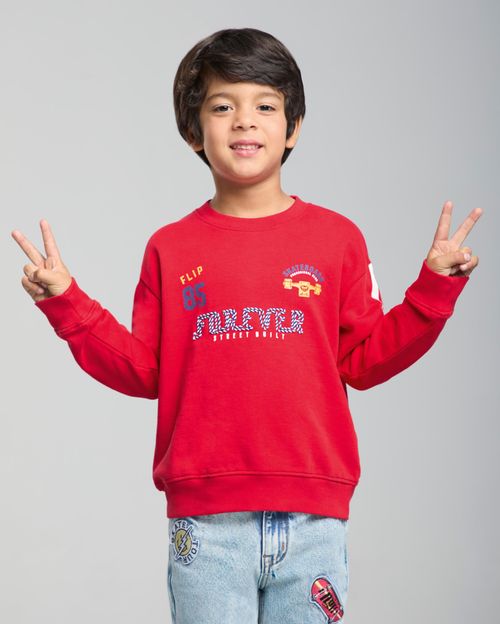 Polera Niño Mickey Rojo Fuerte