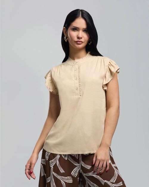 Blusa Mujer Ruth Beige